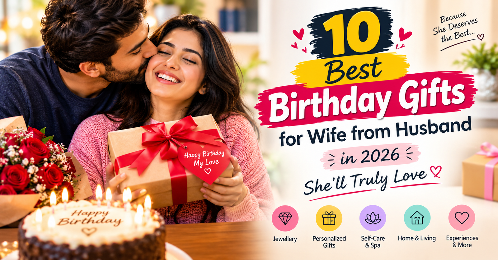 10 Best Birthday Gifts for Wife from Husband in 2026 She’ll Truly Love