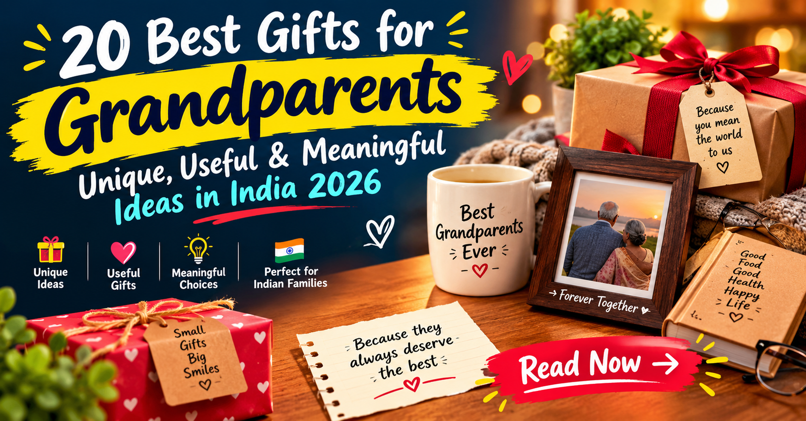 20 Best Gifts for Grandparents Unique, Useful & Meaningful Ideas in India 2026