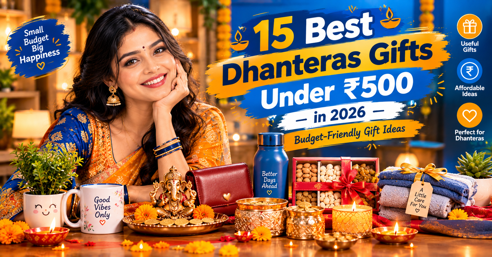 15 Best Dhanteras Gifts Under ₹500 in 2026 – Budget-Friendly Gift Ideas