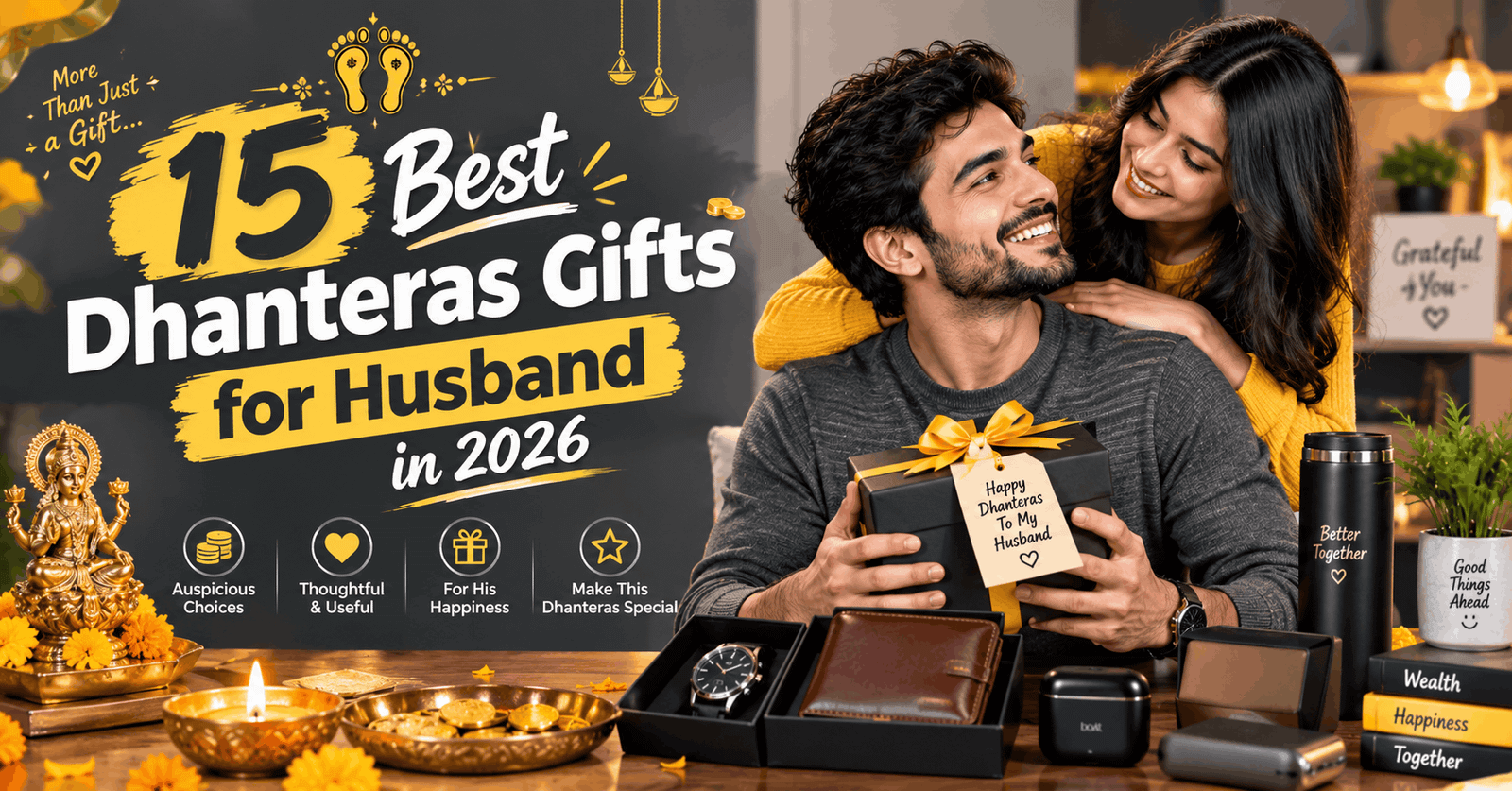 15 Best Dhanteras Gifts for Husband in 2026