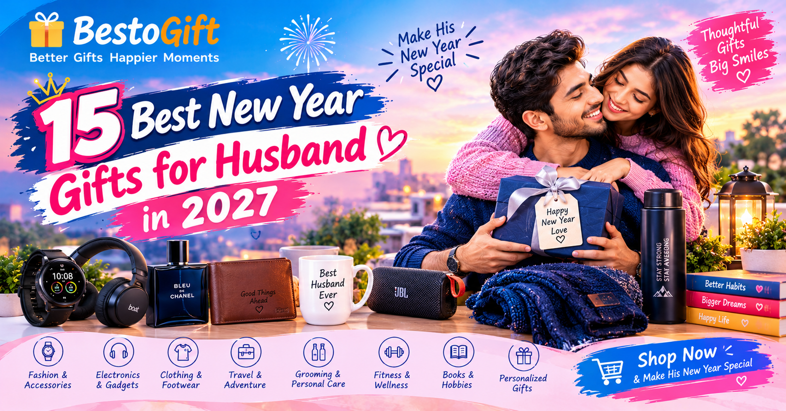 15 Best New Year Gifts for Husband in 2027