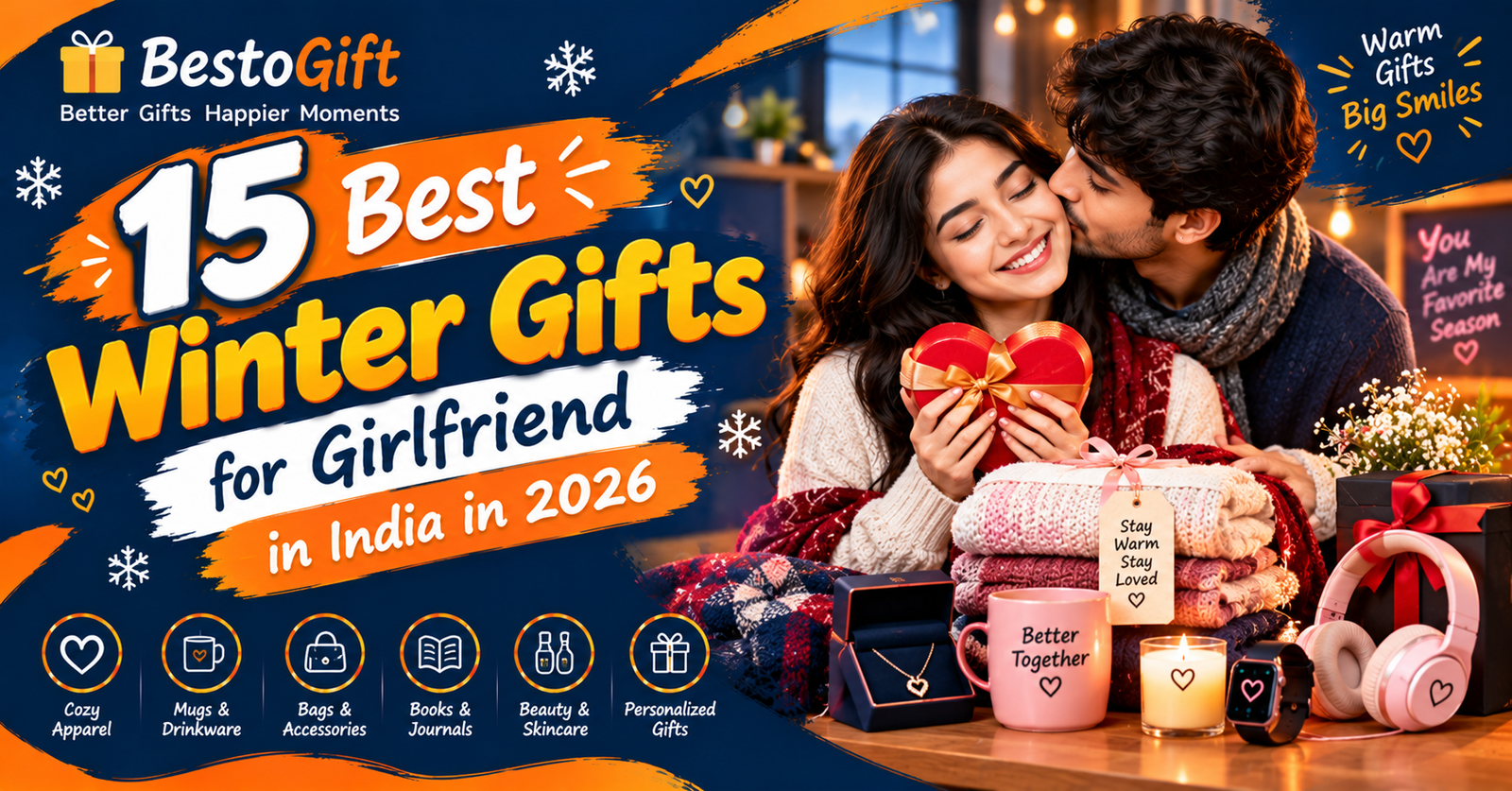 15 Best Winter Gifts for Girlfriend in India in 2026