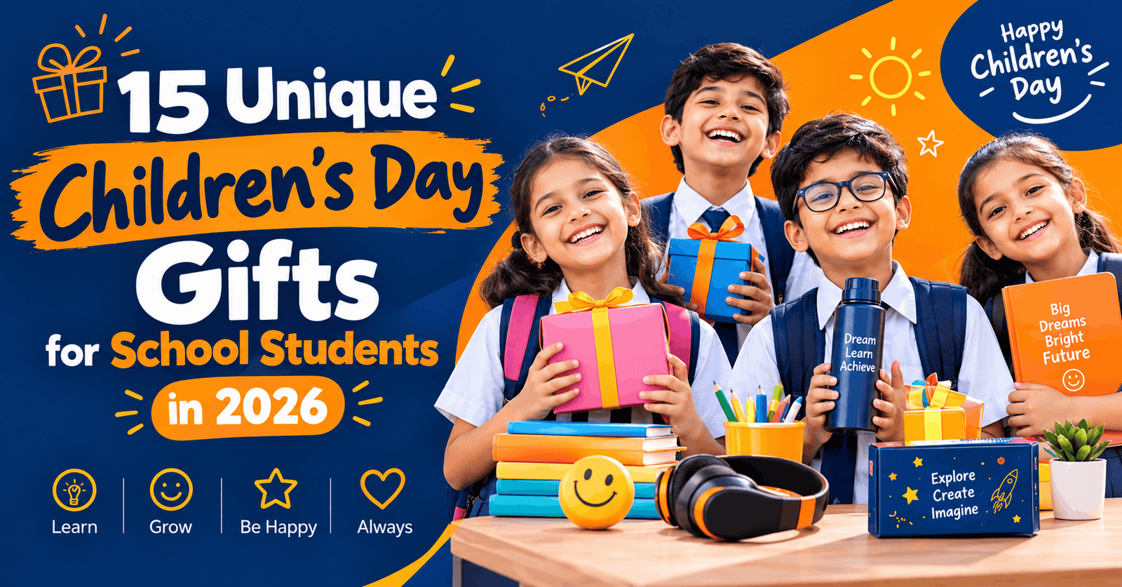15 Unique Children’s Day Gifts for School Students in 2026