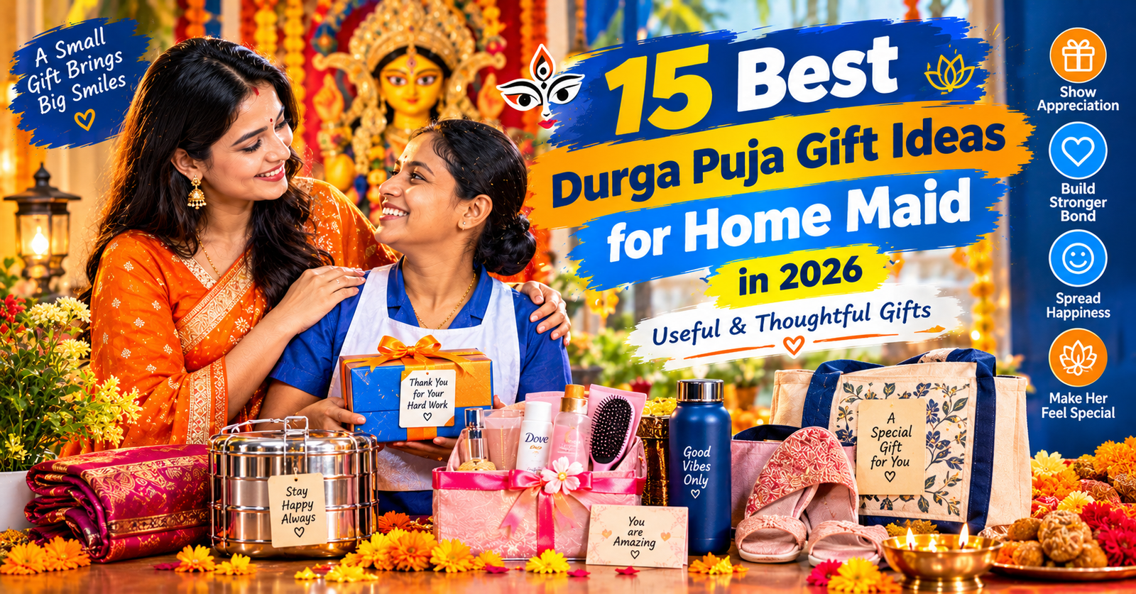 15 Best Durga Puja Gift Ideas for Home Maid in 2026 – Useful & Thoughtful Gifts